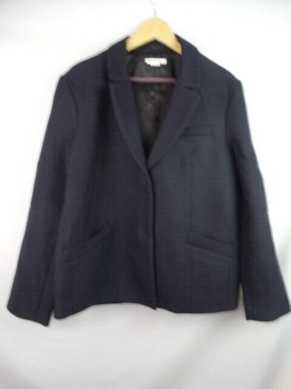 Paper Denim & Cloth Women's Blazer Black Size Large Wool Long Sleeve Jacket